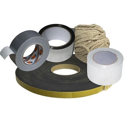 Лента алюминиевая 30mic*100mm (Aluminium  foil duct tape)