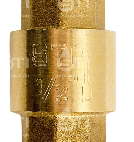 Клапан обратный STI 15, (латунное уплотнение)