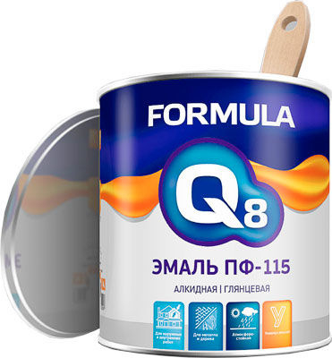 Эмаль ПФ 115 синяя 2,7 кг FORMULA Q8										