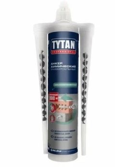 Хим анкер двухкомпонентный (компонент А + компонент В Tytan Professiona (165 мл,5шт) / 19242