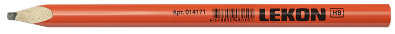 Карандаш строительный 175 мм оранжевый, овальный  LEKON (10  шт) 014012