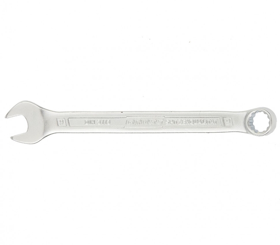 Ключ комбинированный 9 мм, CrV, холодный штамп// Gross