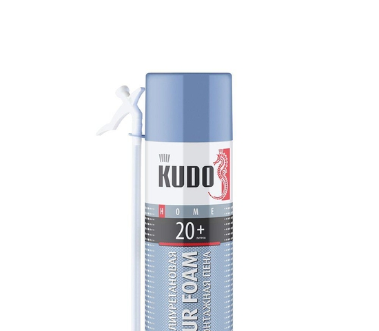 Пена полиуретановая монтажная бытовая всесезонная  KUDO HOME 20+ / 650 мл KUDO
