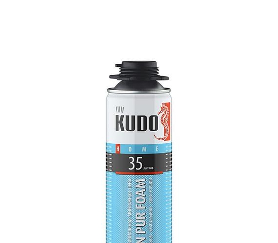 Пена полиуретановая монтажная профессиональная всесезонная KUDO HOME 35 / 650 мл  KUDO