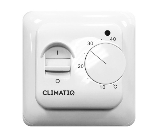 Базовый терморегулятор CLIMATIQ BT (белый) (механическое управление)