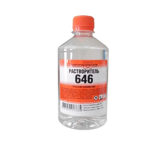 Растворитель 646 ПЭТ 0,4 л.