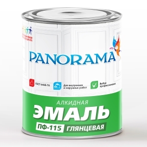 Эмаль ПФ-115 светло-голубая (1,9кг;6шт) «Panorama»