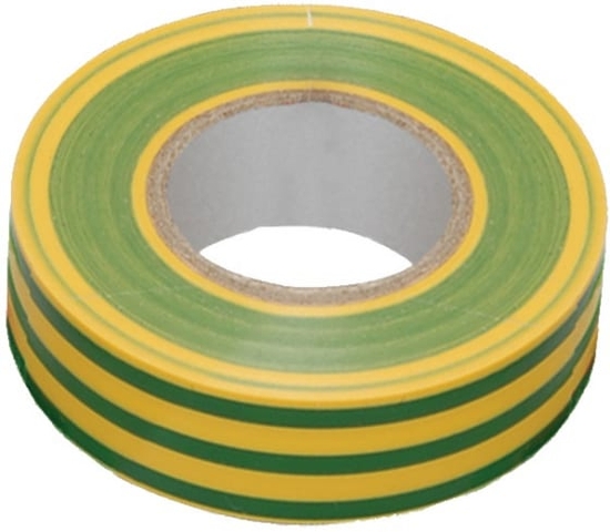 Изолента 0,18х19 мм желто-зеленая 20 метров ИЭК