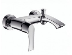 Смеситель д/ванны хром       F3080      (ф35, короткий гусак, перекл. на гусаке)  FRAP