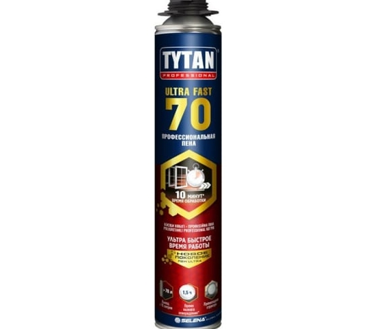Пена профессиональная Tytan Professional 70  (870мл;12шт)