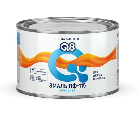 Эмаль ПФ 115 шоколадная 09 кг FORMULA Q8