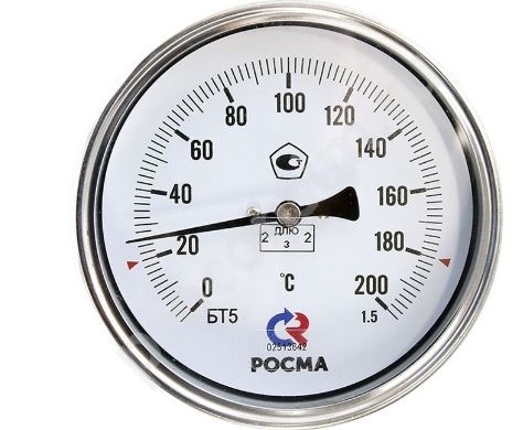 Термометр биметалл БТ-51.211 120С Дк100 L=100 G1/2