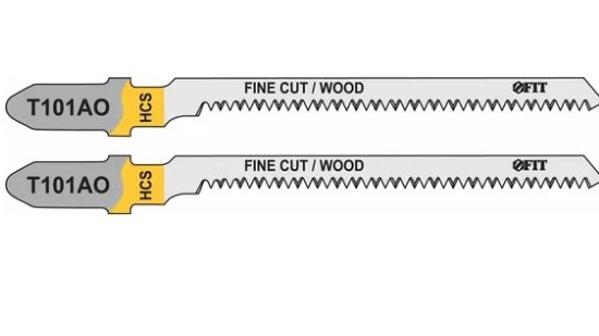 Полотна по дереву, HCS, остроконечные зубья, 82/56/1,4 мм (Т101AO),2 шт.