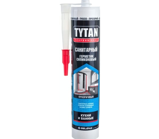 Герметик силиконовый Санитарный Tytan Professional UPG бесцветный (280мл;12шт)