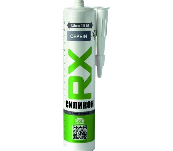 Герметик санитарный Formula RX серый (280мл;12шт)