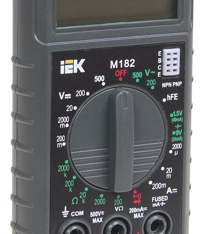 Цифровой мультиметр Compact M182 IEK