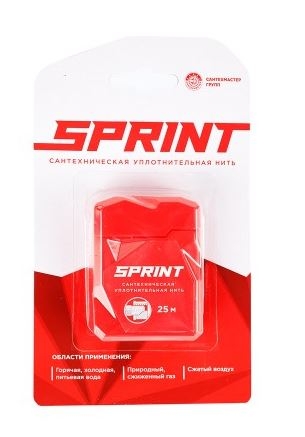 Уплотнительная нить Sprint 25м бокс блистер 