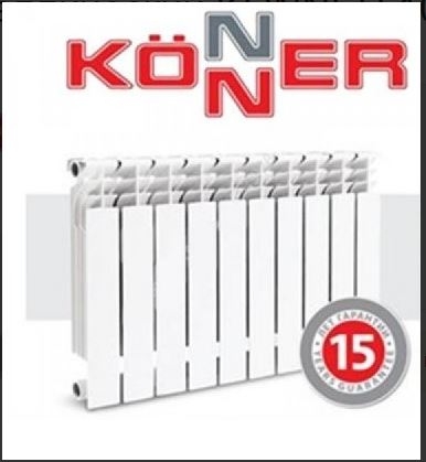 Биметаллический радиатор KONNER 500/ 80, 7 сек (1200 Вт)
