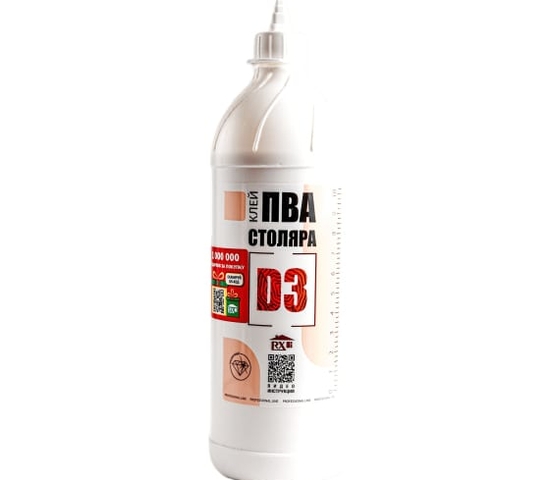 Клей ПВА влагостойкий D3 Formula RX (850гр;15шт)