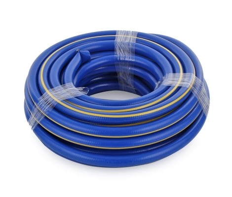 Шланг поливочный резиновый ТЭП Soft touch/Aqua force синий с желтой полосой 1/2  (50м)