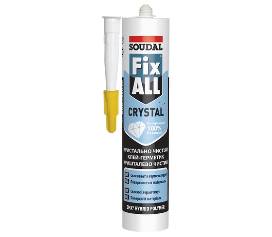 Клей Soudal Fix All Crystal прозр. 12*290 мл 119130