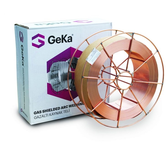 Проволока SG 2 ER 70 S6 D200, 0.8 мм для электродуговой сварки, 5кг GEKA