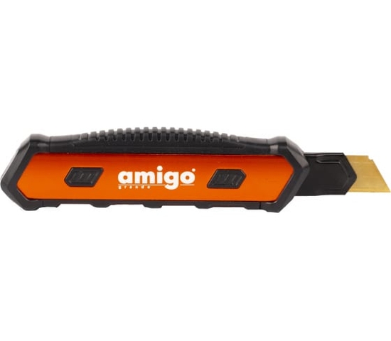 Нож строительный с сегментированным лезвием 18 мм Amigo Grande 77551