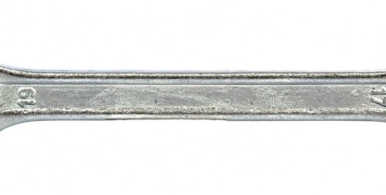 Ключ рожковый, 13 х 17 мм, хромированный// Sparta