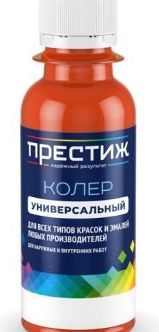 Колер универсальный 010 Персик  100 мл. ПРЕСТИЖ